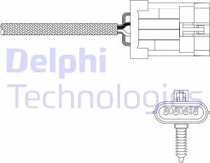 Delphi ES20335-12B1 - Лямбда-зонд, датчик кисню autozip.com.ua