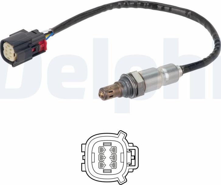 Delphi ES21414-12B1 - Лямбда-зонд, датчик кисню autozip.com.ua