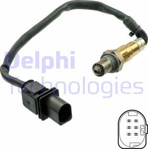 Delphi ES21098-12B1 - Лямбда-зонд, датчик кисню autozip.com.ua