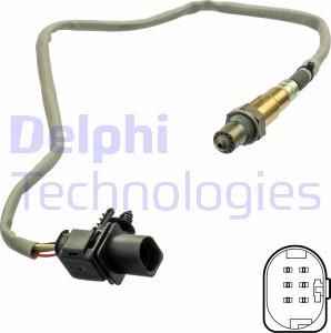 Delphi ES21092-12B1 - Лямбда-зонд, датчик кисню autozip.com.ua