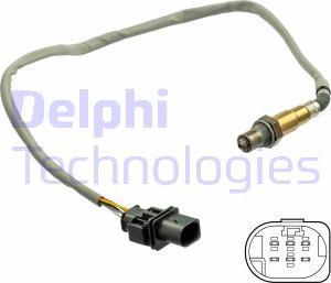 Delphi ES21065-12B1 - Лямбда-зонд, датчик кисню autozip.com.ua