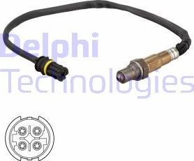 Delphi ES21190-12B1 - Лямбда-зонд, датчик кисню autozip.com.ua