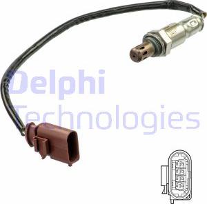 Delphi ES21187-12B1 - Лямбда-зонд, датчик кисню autozip.com.ua