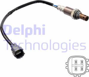 Delphi ES21346-12B1 - Лямбда-зонд, датчик кисню autozip.com.ua