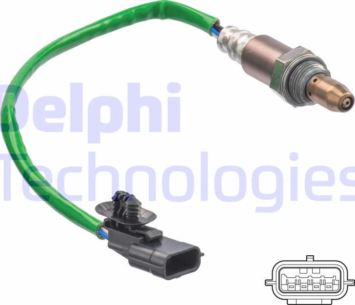 Delphi ES21309-12B1 - Лямбда-зонд, датчик кисню autozip.com.ua