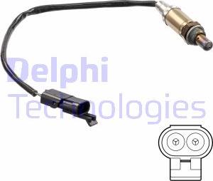 Delphi ES21337-12B1 - Лямбда-зонд, датчик кисню autozip.com.ua