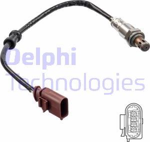 Delphi ES21245-12B1 - Лямбда-зонд, датчик кисню autozip.com.ua