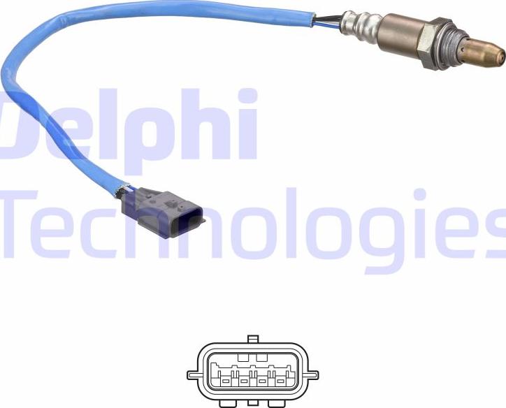 Delphi ES21216-12B1 - Лямбда-зонд, датчик кисню autozip.com.ua