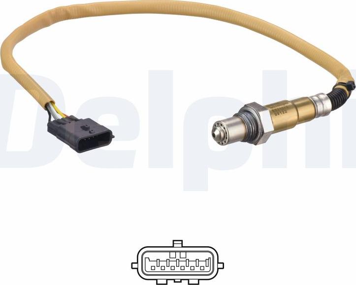 Delphi ES21213-12B1 - Лямбда-зонд, датчик кисню autozip.com.ua
