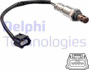 Delphi ES21285-12B1 - Лямбда-зонд, датчик кисню autozip.com.ua