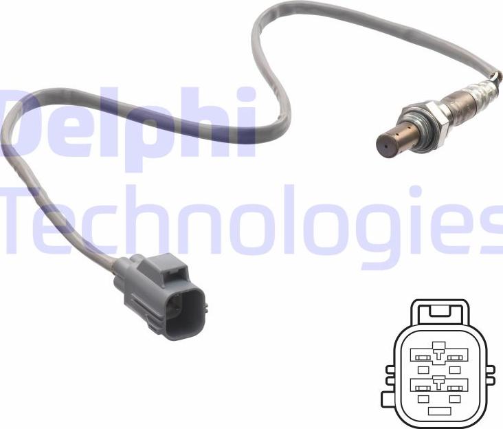 Delphi ES21288-12B1 - Лямбда-зонд, датчик кисню autozip.com.ua