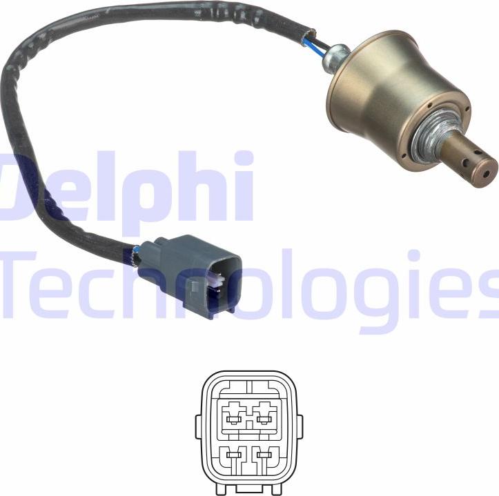 Delphi ES21226-12B1 - Лямбда-зонд, датчик кисню autozip.com.ua