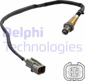 Delphi ES21274-12B1 - Лямбда-зонд, датчик кисню autozip.com.ua