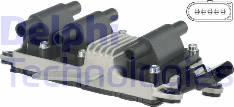 Delphi GN10409-12B1 - Котушка запалювання autozip.com.ua