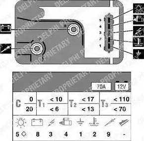 Delphi HDC136 - Блок управління, реле, система розжарювання autozip.com.ua