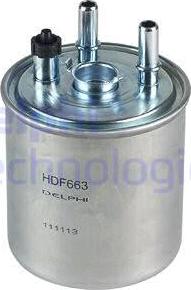 Delphi HDF663 - Паливний фільтр autozip.com.ua