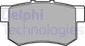 Delphi LP948 - Гальмівні колодки, дискові гальма autozip.com.ua