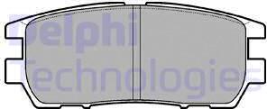 Delphi LP954 - Гальмівні колодки, дискові гальма autozip.com.ua