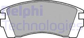 Delphi LP952 - Гальмівні колодки, дискові гальма autozip.com.ua