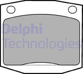 Delphi LP96 - Гальмівні колодки, дискові гальма autozip.com.ua