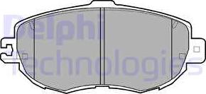 Delphi LP938 - Гальмівні колодки, дискові гальма autozip.com.ua