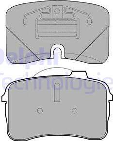 Delphi LP933 - Гальмівні колодки, дискові гальма autozip.com.ua