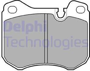 Delphi LP446 - Гальмівні колодки, дискові гальма autozip.com.ua