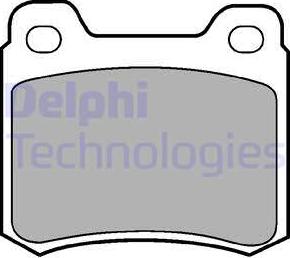 Delphi LP440 - Гальмівні колодки, дискові гальма autozip.com.ua