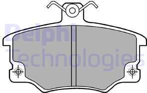 Delphi LP459 - Гальмівні колодки, дискові гальма autozip.com.ua