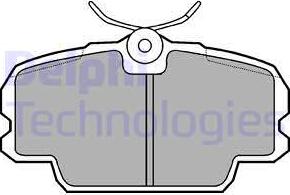 Delphi LP455 - Гальмівні колодки, дискові гальма autozip.com.ua