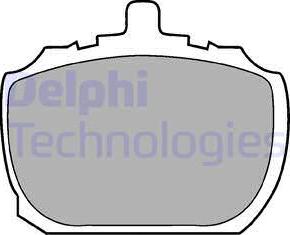Delphi LP45 - Гальмівні колодки, дискові гальма autozip.com.ua