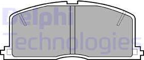 Delphi LP460 - Гальмівні колодки, дискові гальма autozip.com.ua