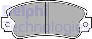 Delphi LP419 - Гальмівні колодки, дискові гальма autozip.com.ua