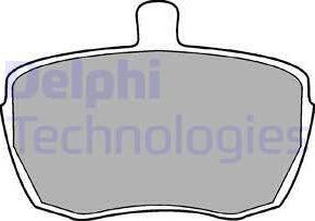 Delphi LP41 - Гальмівні колодки, дискові гальма autozip.com.ua