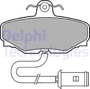 Delphi LP430 - Гальмівні колодки, дискові гальма autozip.com.ua
