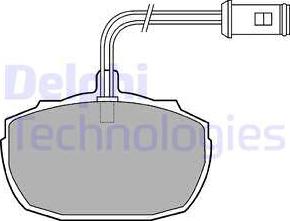 Delphi LP426 - Гальмівні колодки, дискові гальма autozip.com.ua