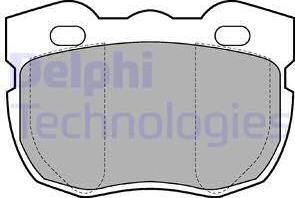 Delphi LP599 - Гальмівні колодки, дискові гальма autozip.com.ua