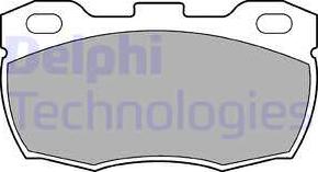 Delphi LP506 - Гальмівні колодки, дискові гальма autozip.com.ua