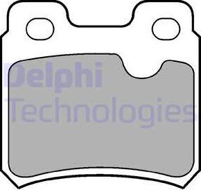 Delphi LP586 - Гальмівні колодки, дискові гальма autozip.com.ua