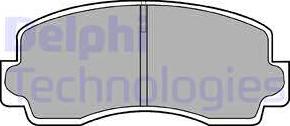 Delphi LP529 - Гальмівні колодки, дискові гальма autozip.com.ua