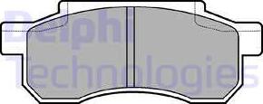 Delphi LP526 - Гальмівні колодки, дискові гальма autozip.com.ua