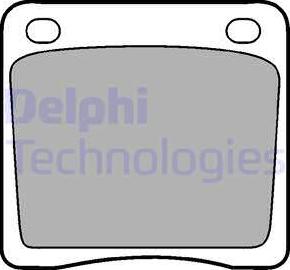 Delphi LP65 - Гальмівні колодки, дискові гальма autozip.com.ua