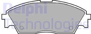 Delphi LP605 - Гальмівні колодки, дискові гальма autozip.com.ua