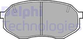 Delphi LP630 - Гальмівні колодки, дискові гальма autozip.com.ua