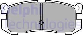 Delphi LP624 - Гальмівні колодки, дискові гальма autozip.com.ua