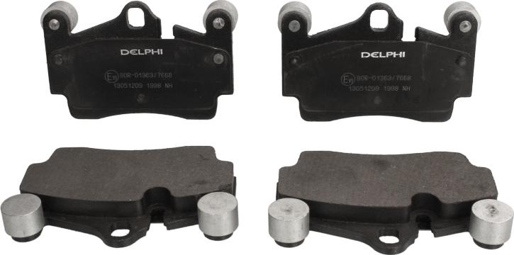 Delphi LP1998 - Гальмівні колодки, дискові гальма autozip.com.ua