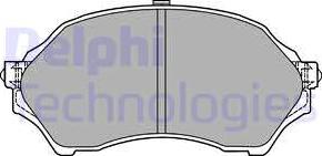 Delphi LP1440 - Гальмівні колодки, дискові гальма autozip.com.ua