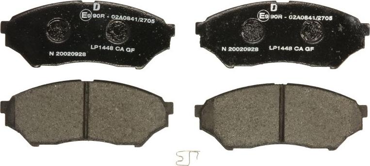 Delphi LP1448 - Гальмівні колодки, дискові гальма autozip.com.ua