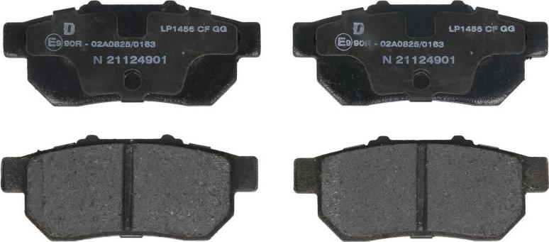 Delphi LP1456 - Гальмівні колодки, дискові гальма autozip.com.ua