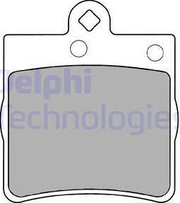 Delphi LP1403 - Гальмівні колодки, дискові гальма autozip.com.ua